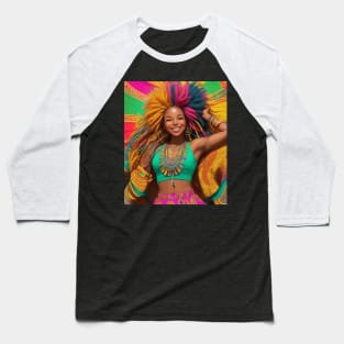 African girl Baseball T-Shirt